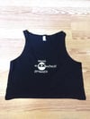 ( For Women ) Minding My Busyness / Cassettes and Bones Crop Top