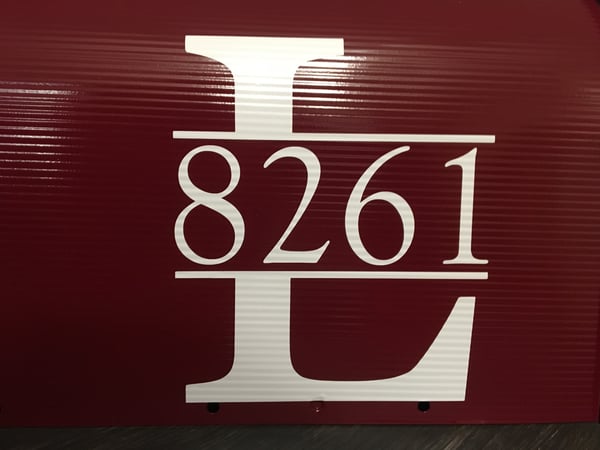 Image of Vinyl Decal For Your Mailbox, Front Door, Business Address Lettering, Address Label