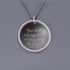 Sterling Silver Friendship Quote Necklace Image 2