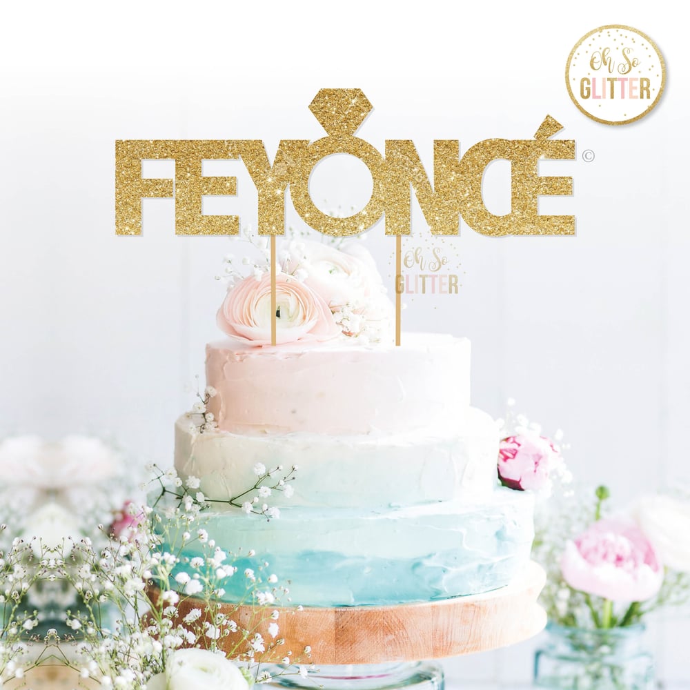 Image of Feyonce cake topper