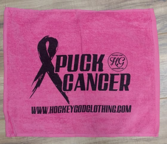 Image of Puck Cancer rally towel