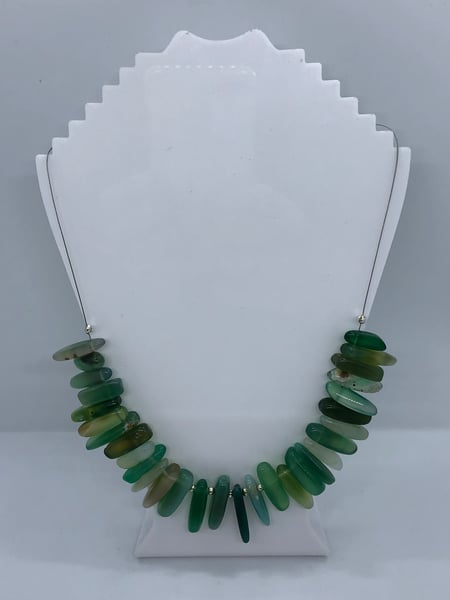Image of Fluorite Nugget & Sterling Silver Necklace