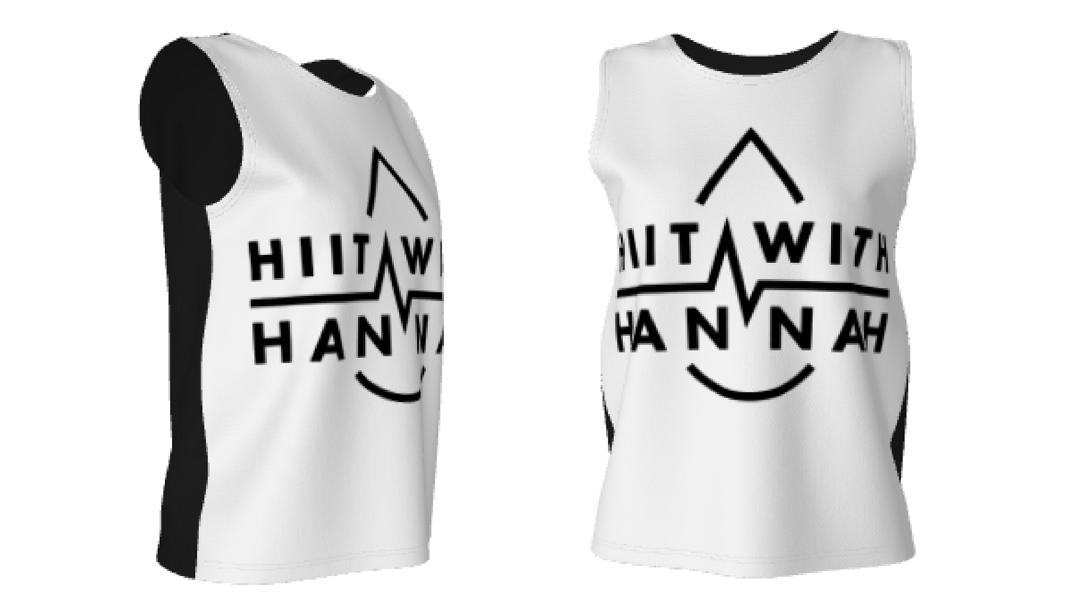 Image of Black and White Statement Tank