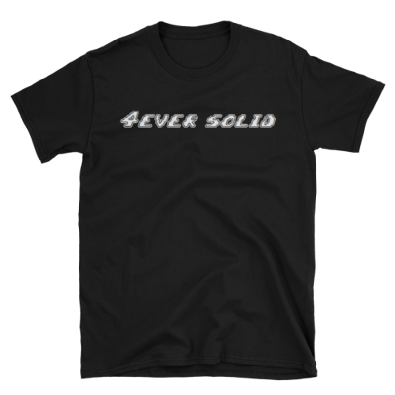 Image of foreversolid tee in black