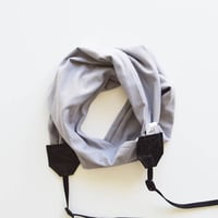 Image 1 of Scarf Camera Strap Knit Stretch Comfy Handmade | Best Photographer Gift 2019