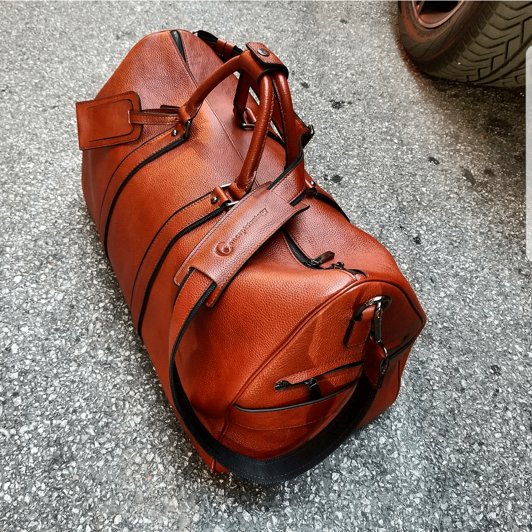 best italian leather duffle bag