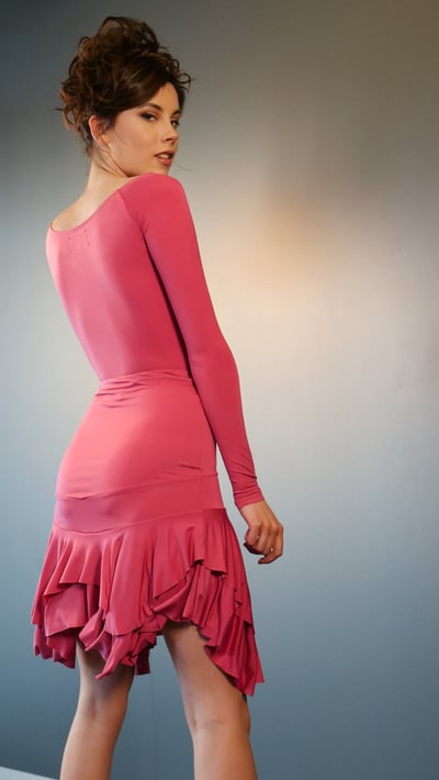 Image of Salsa Skirt - Fuchsia J3347
