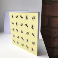 Image 2 of Yellow Bee gift wrap range  - 100% recycled