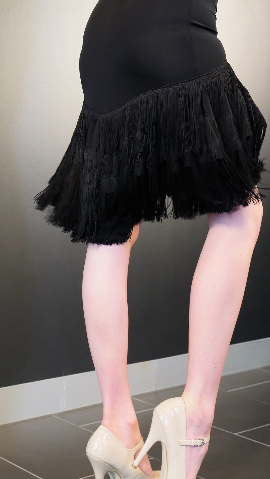 Image of Bell Fringe Skirt (J3184) Dancewear latin ballroom