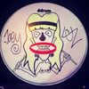 personalized, custom drum head by Joe Letz