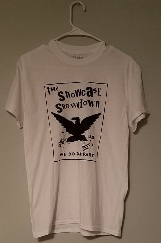 Image of Showcase Showdown - classic logo (white shirt)