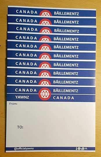 Image of 10 Paper Sticker Blanks