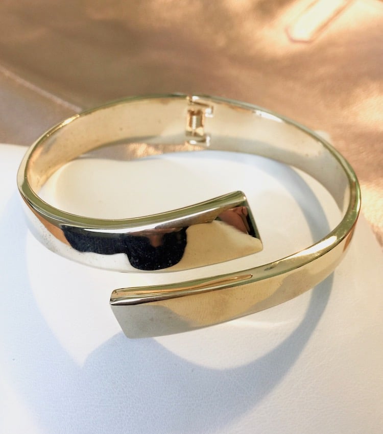 Image of Crossover Bangle Bracelet (More Colors)