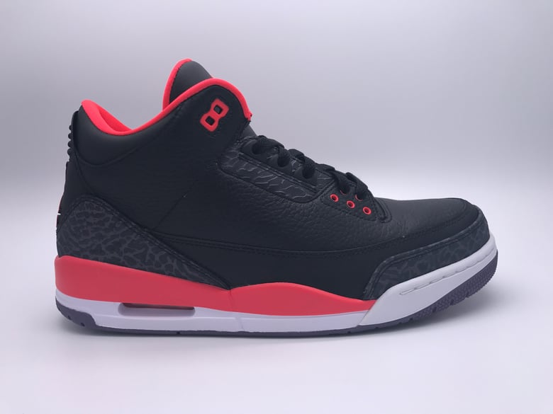 Image of AIR JORDAN 3 RETRO "CRIMSON"