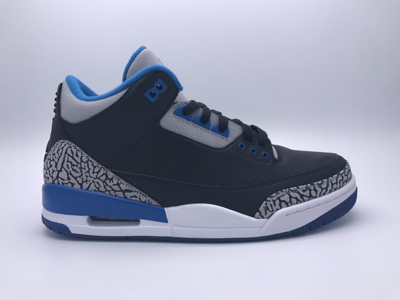 Image of AIR JORDAN 3 RETRO "SPORT BLUE"