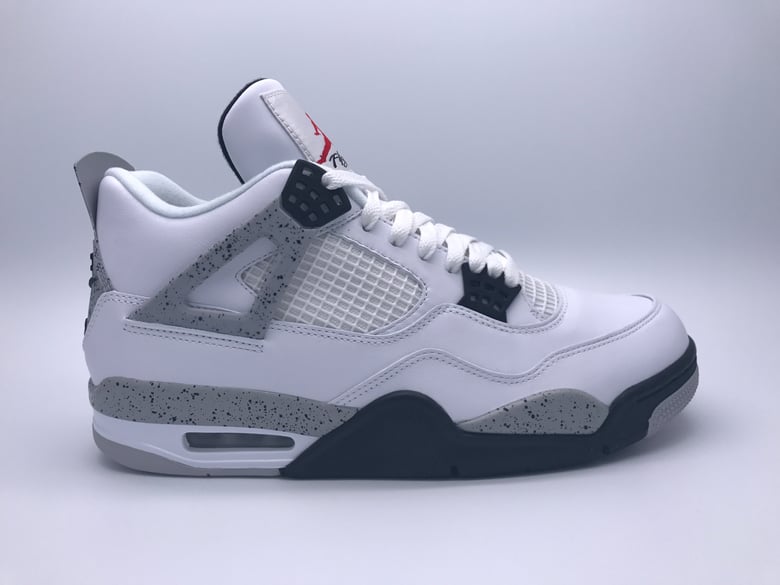 Image of AIR JORDAN 4 RETRO OG "WHITE / CEMENT"