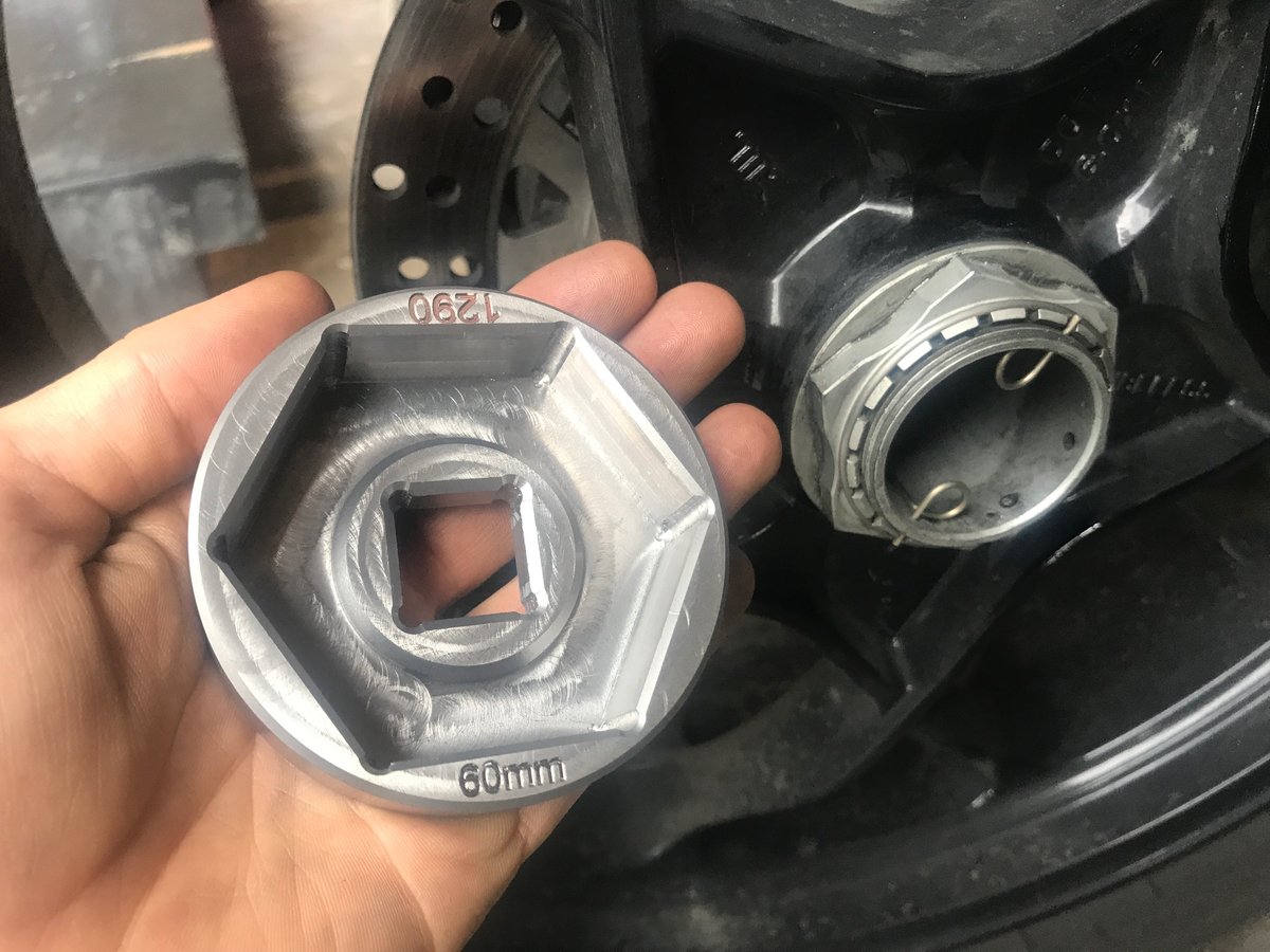 KTM 1290 Superduke rear axle socket (60mm) KatataK