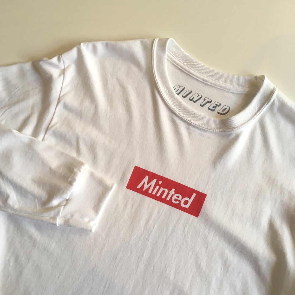 Image of Minted Box Logo - Long Sleeve (Red)