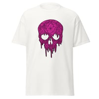 Image 2 of Pink skull drip T-shirt