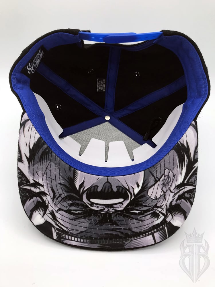 Image of BlackOut EDITION SavageKing Black/Blue Hat