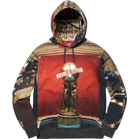 Image of SUPREME/SCARFACE - THE WORLD IS YOURS HOODED SWEATSHIRT