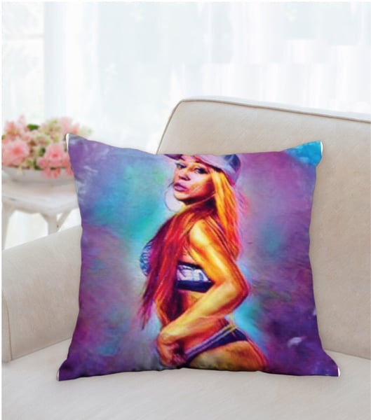 Image of Colorful Ladii.Milz Pillow