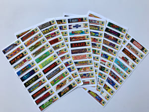 Image of Japan Nintendo 64 N64 Sticker Labels (For All 196 Custom Japan Game Stickers) Released in Japan