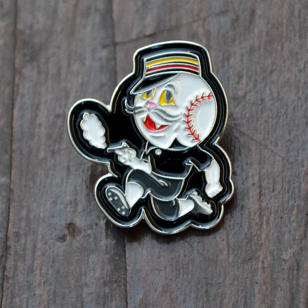 Image of The Strikeout Cat pin - Aaron Martinez