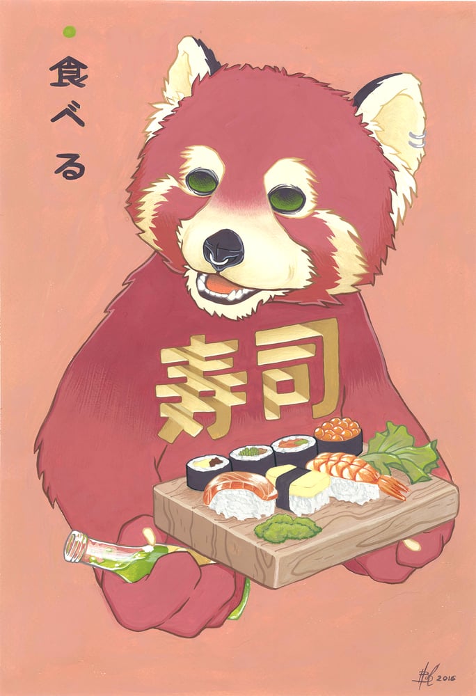 Image of Eating Sushi