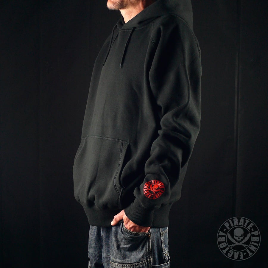 Image of SWEAT CAPUCHE JR STAMP RED