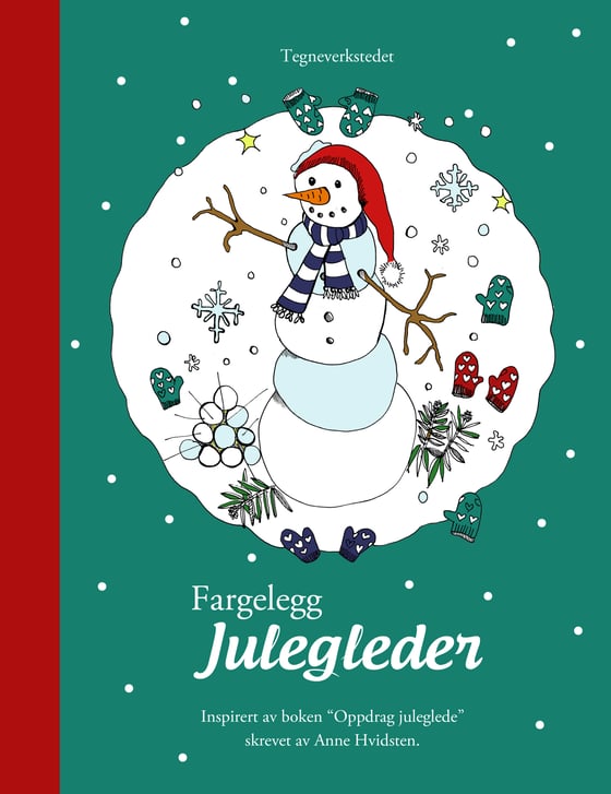 Image of Tegnebok - Fargelegg julegleder