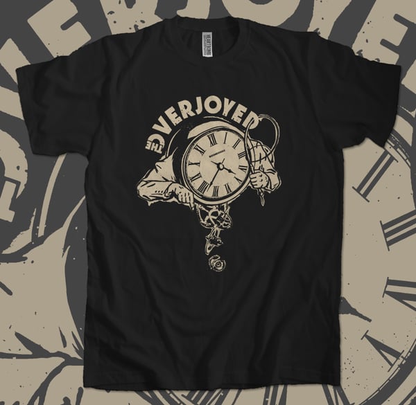 Image of ''Boomdoggle'' Clock T-Shirt Black