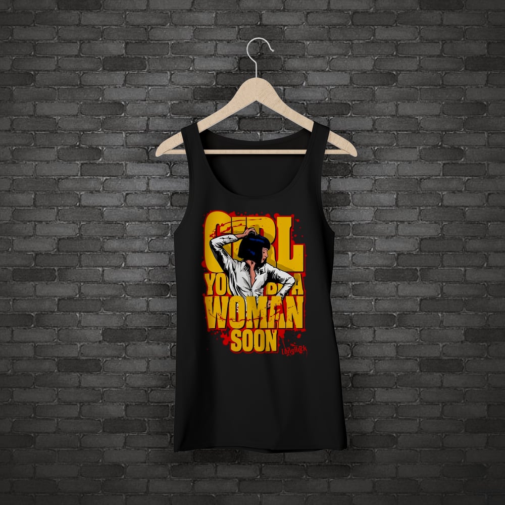 Image of CAMISETA CHICA TIRANTES PULP FICTION