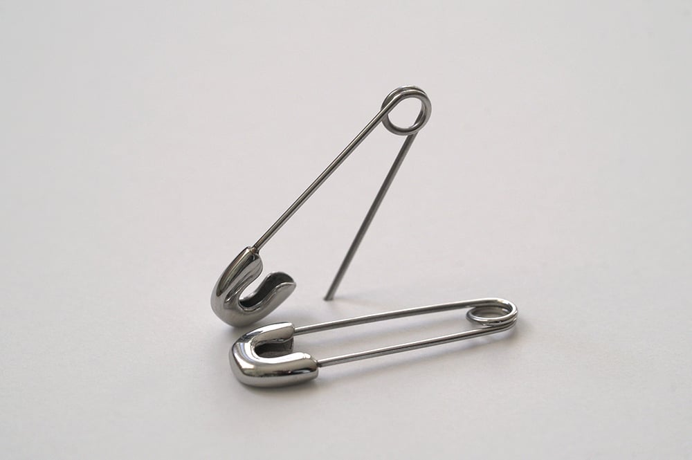 Image of Safety Pin Earrings