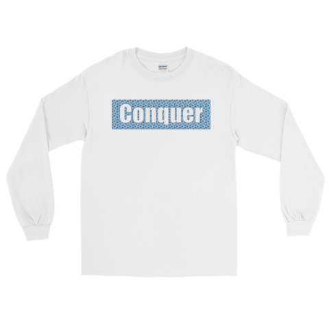 Image of Conquer Box Loge Long Sleeve (White)