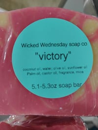 Image 2 of "victory" cold process soap bar