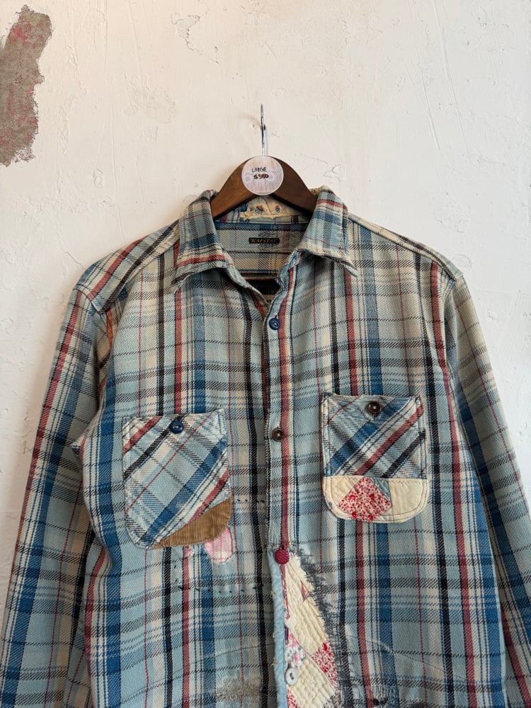 Image of Kapital Boro Patchwork Flannel