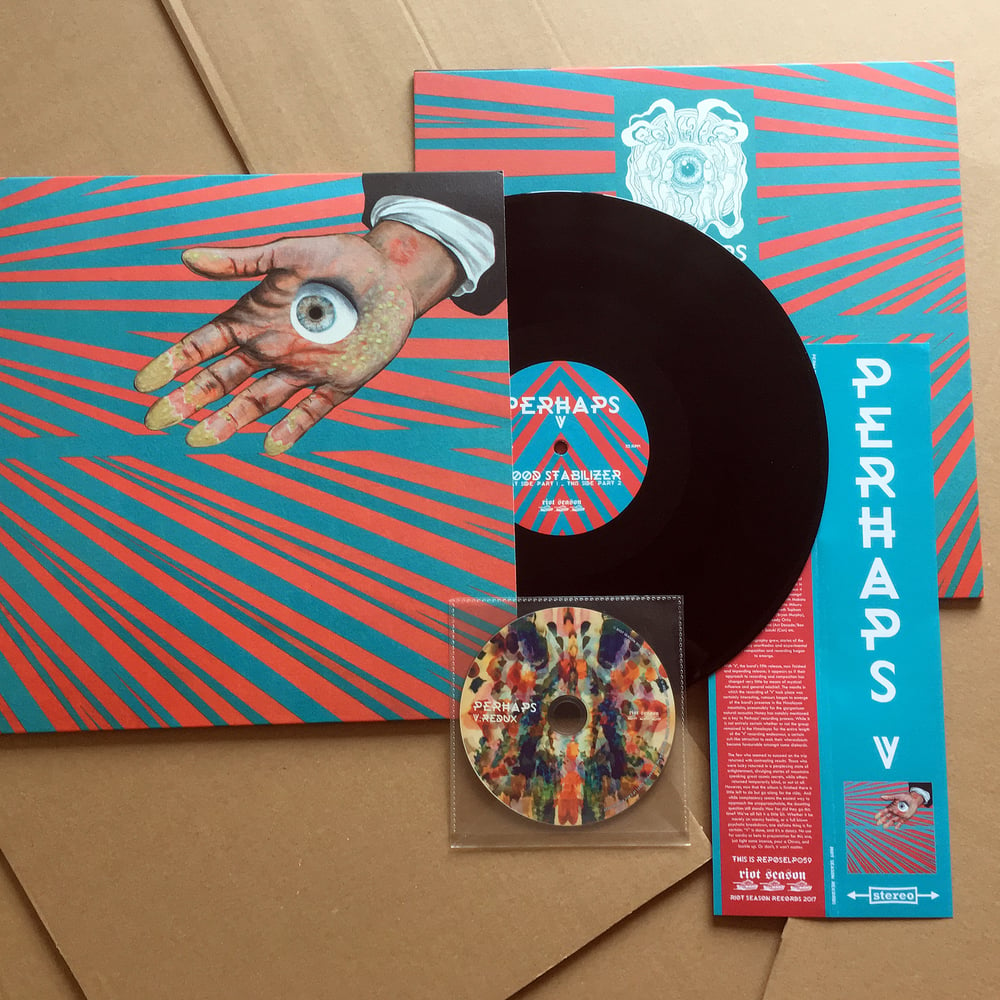 PERHAPS 'V' Vinyl LP w/ OBI Strip & 'V:Redux' CD-R