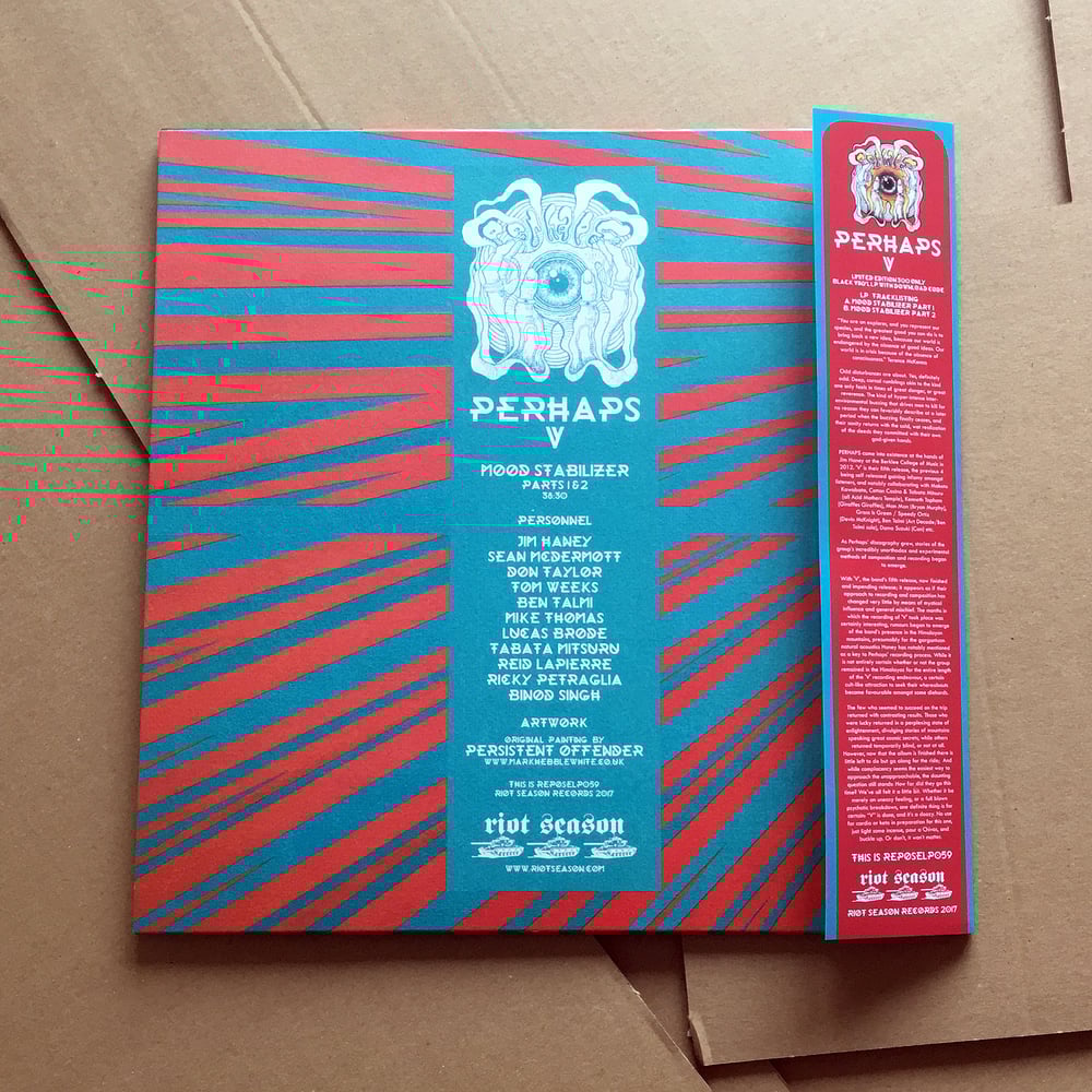 PERHAPS 'V' Vinyl LP w/ OBI Strip & 'V:Redux' CD-R