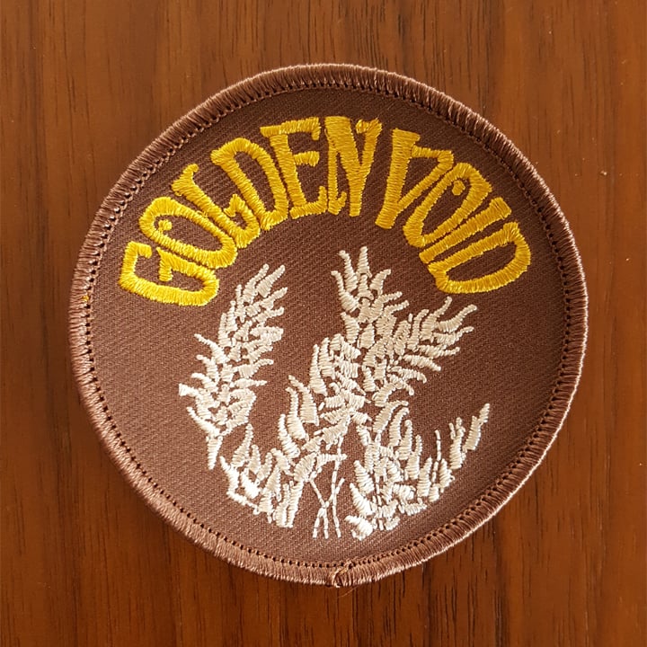 Image of Golden Void Embroidered Patch