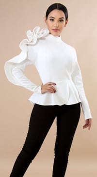 Image 1 of New peplum top