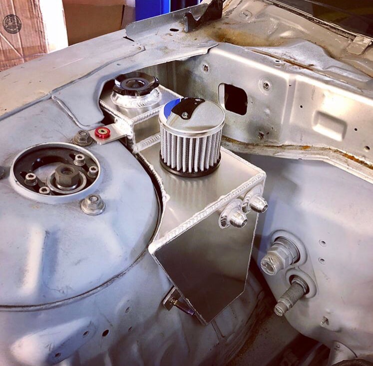 240sx Oil Catch Can Coolant Overflow Combo