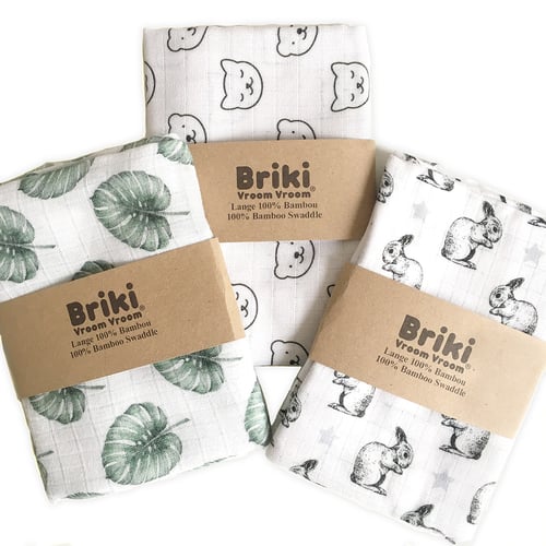 Image of Lange en bambou Monstera