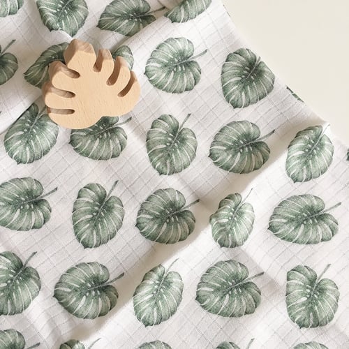 Image of Lange en bambou Monstera