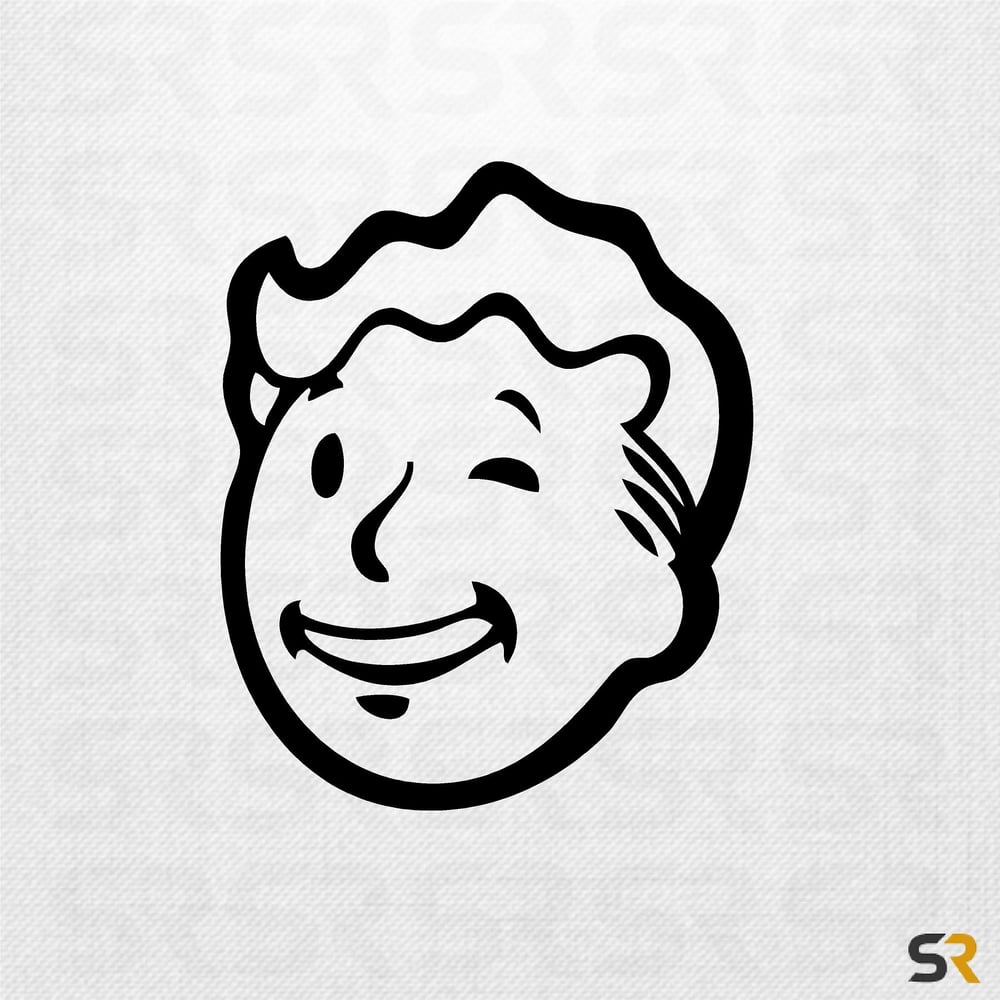 Image of Fallout 4 Decal, Pip Boy Decal, Pip Boy Sticker, Fallout 4 Game Decals, Fallout Shelter Decal, Decal