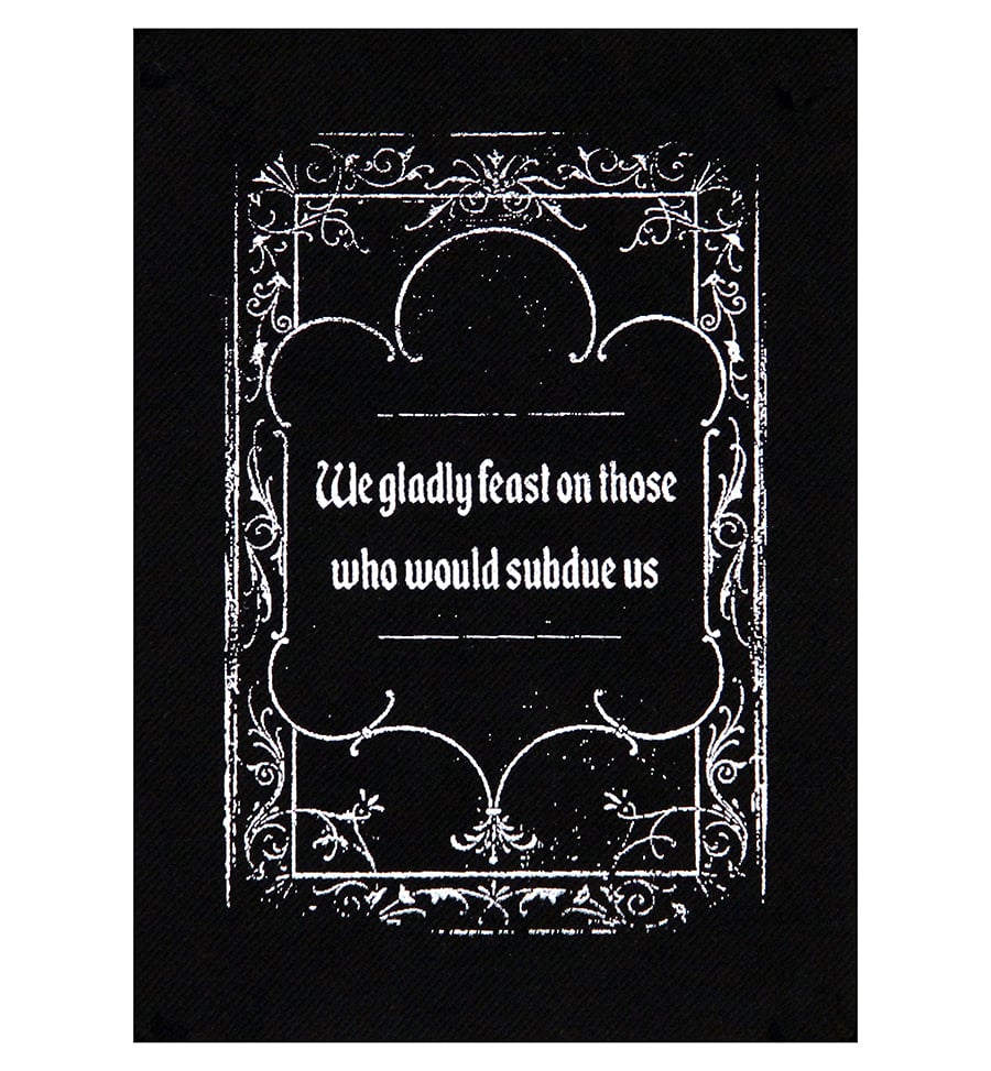 Image of Addams Family Credo Patch/ Backpatch