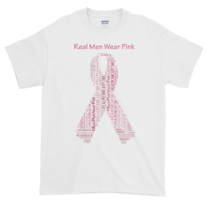 Image of Real Men Wear Pink Breast Cancer T-Shirt