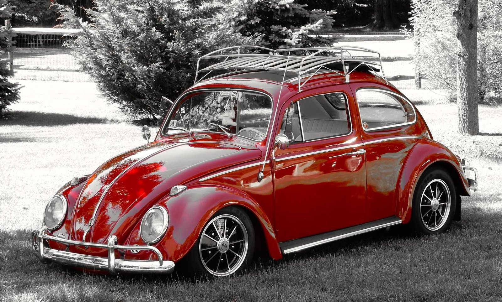 CHROME VW BUG ROOF RACK Foreign Concepts VW