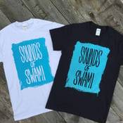 Image of Sounds of Swami - Turquoise Logo T-Shirt