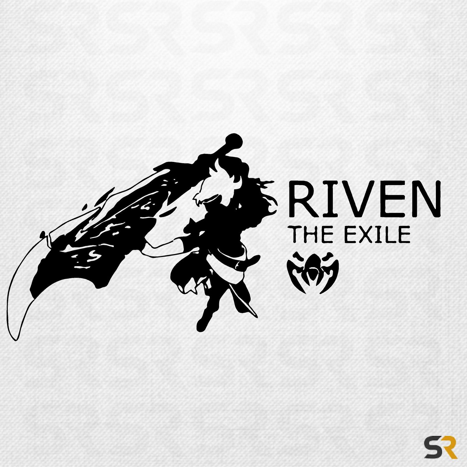 Image of League Of Legends Riven Vinyl Wall Decal, Riven Sticker, Riven Decal, League Of Legends